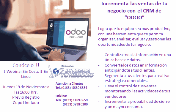 Odoo • Texto e imagen